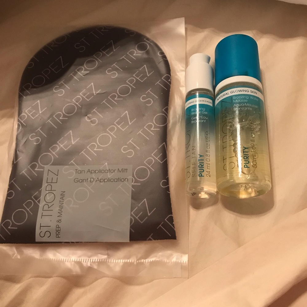 Brand New ST. Tropez Tan set travel set
